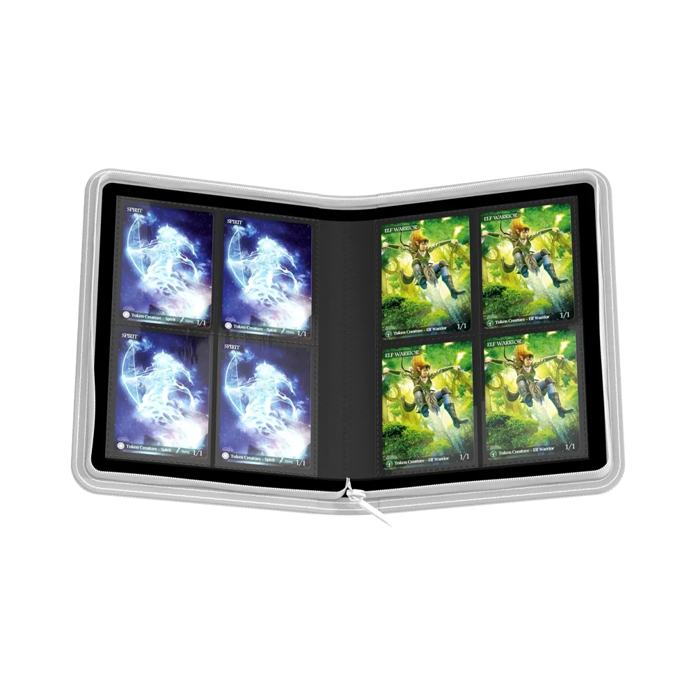 Ultimate Guard: Zipfolio 160 8-Pocket Xenoskin - White