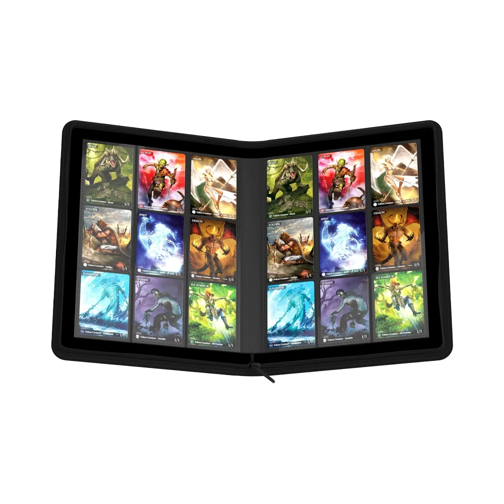 Ultimate Guard: Zipfolio 360 18-Pocket Xenoskin - Black