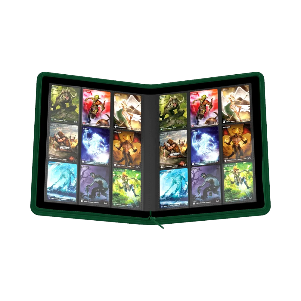 Ultimate Guard: Zipfolio 360 18-Pocket Xenoskin - Green