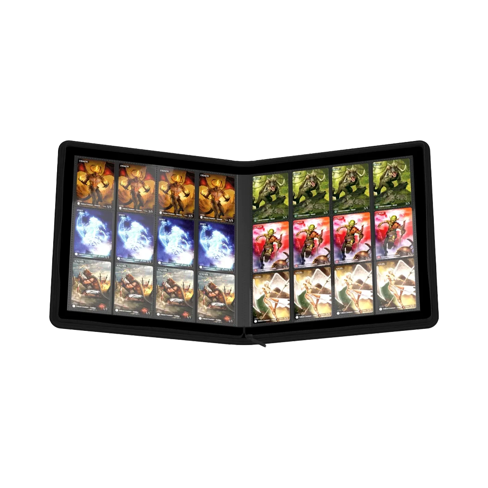 Ultimate Guard: Zipfolio 480 24-Pocket Xenoskin - Black
