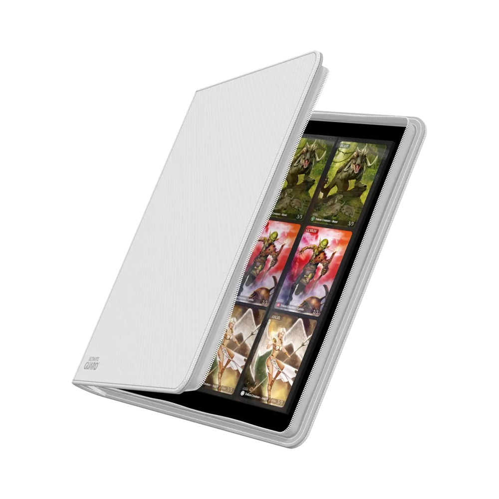 Ultimate Guard: Zipfolio 480 24-Pocket Xenoskin - White