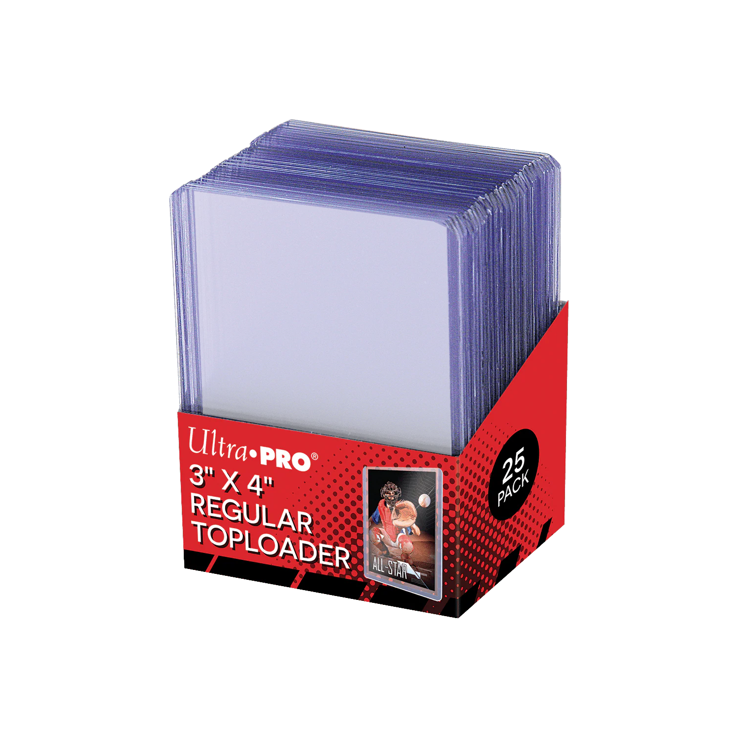 Ultra PRO: 3" x 4" Clear Regular TOPLOADER (25ct)