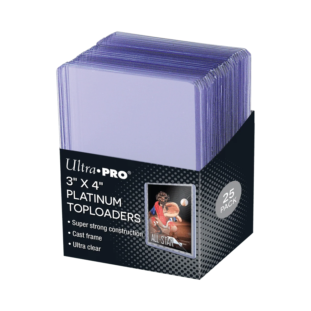Ultra PRO: 3" x 4" Ultra Clear Platinum TOPLOADER (25ct)