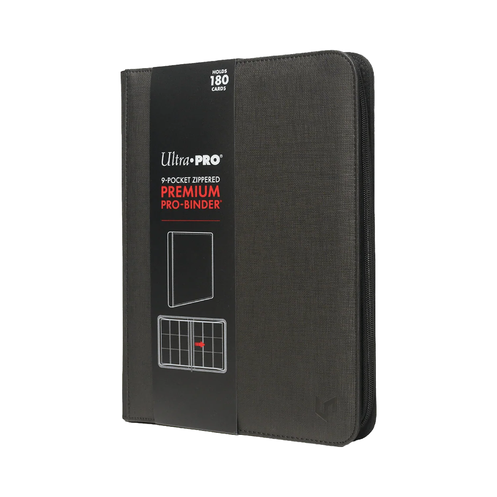 Ultra PRO: 9-Pocket Zippered Premium PRO-Binder - Black