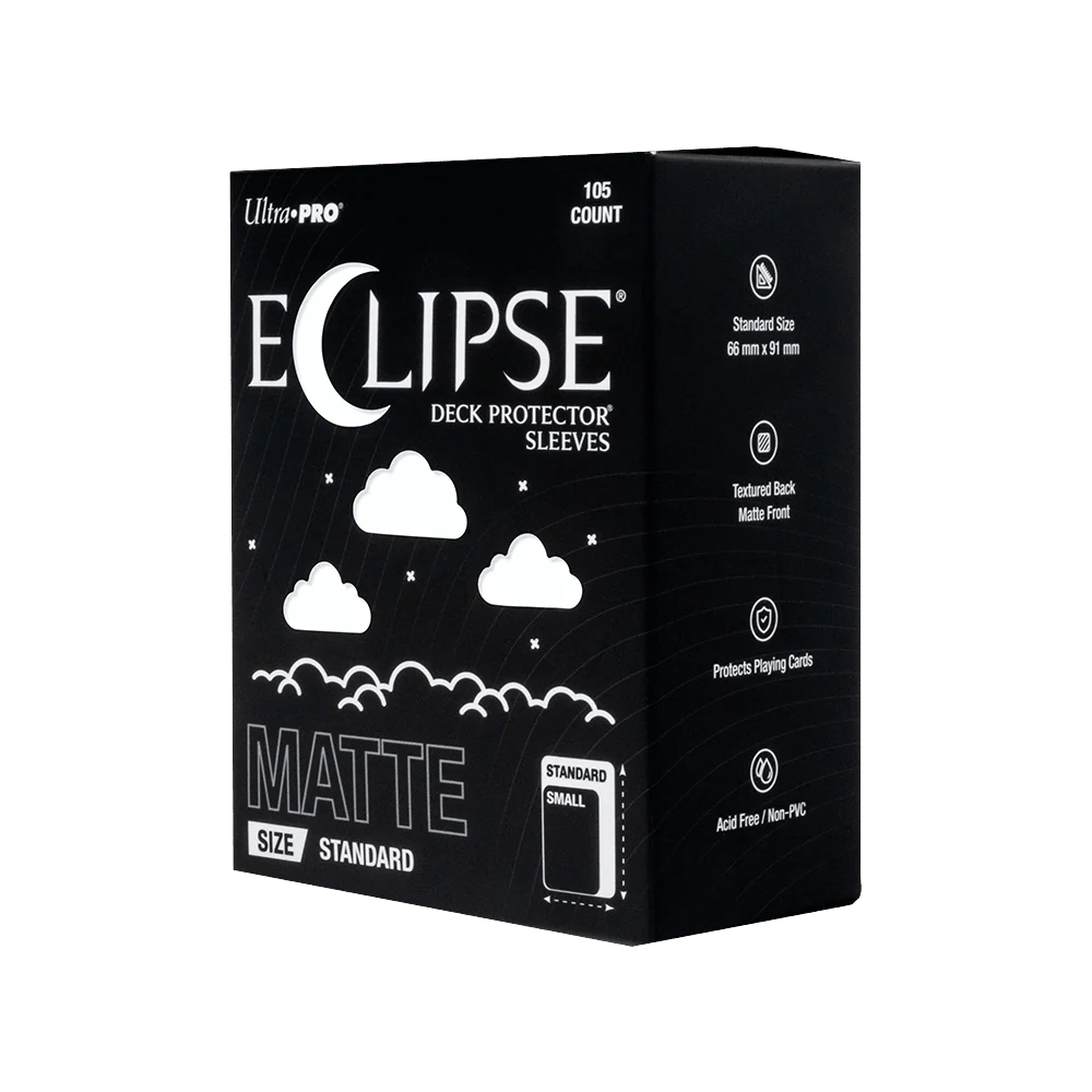 Ultra PRO: ECLIPSE Matte Standard Deck Protector Sleeves (105ct) - Arctic White