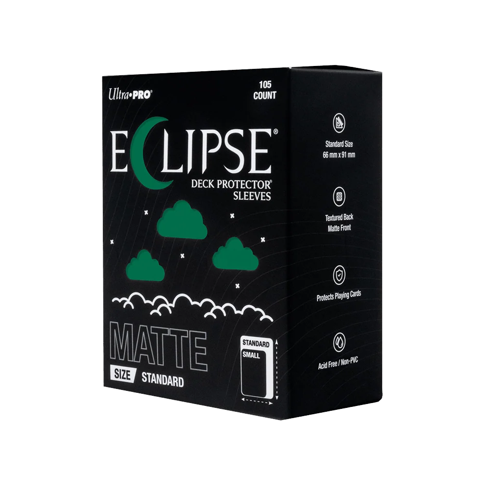 Ultra PRO: ECLIPSE Matte Standard Deck Protector Sleeves (105ct) - Forest Green