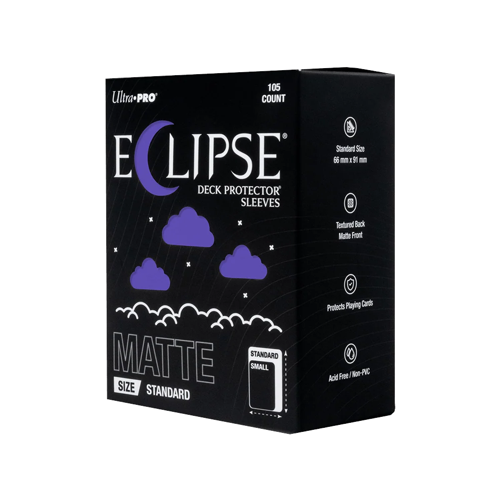 Ultra PRO: ECLIPSE Matte Standard Deck Protector Sleeves (105ct) - Royal Purple