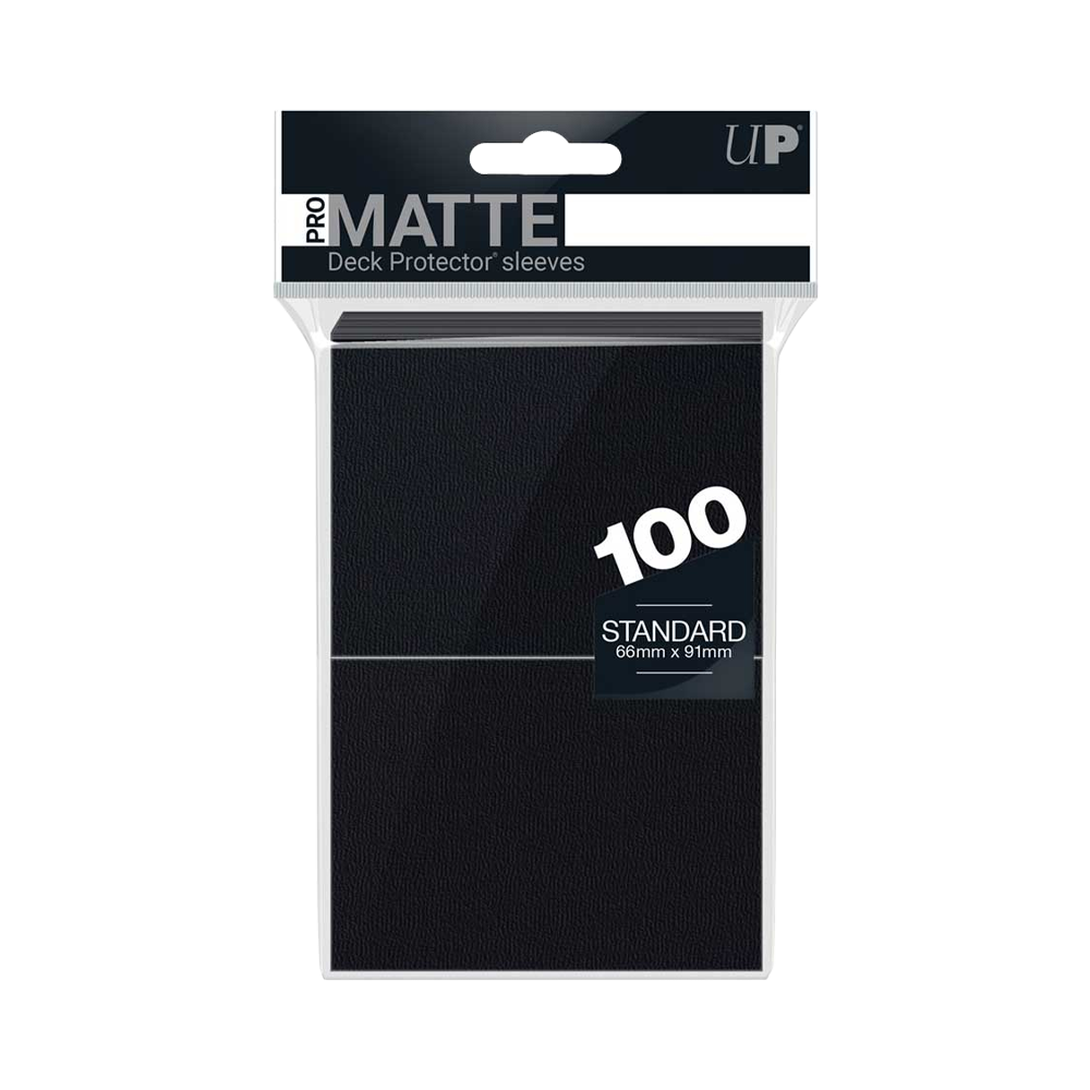 Ultra PRO: PRO-Matte Standard DECK PROTECTOR Sleeves (100ct) - Svart
