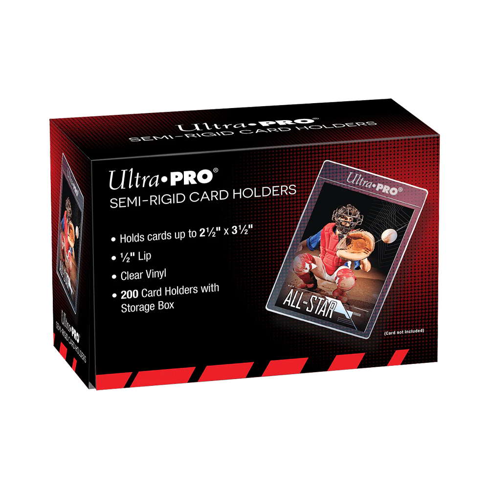 Ultra PRO: Semi-Rigid Card Holders (200ct) - Black Box