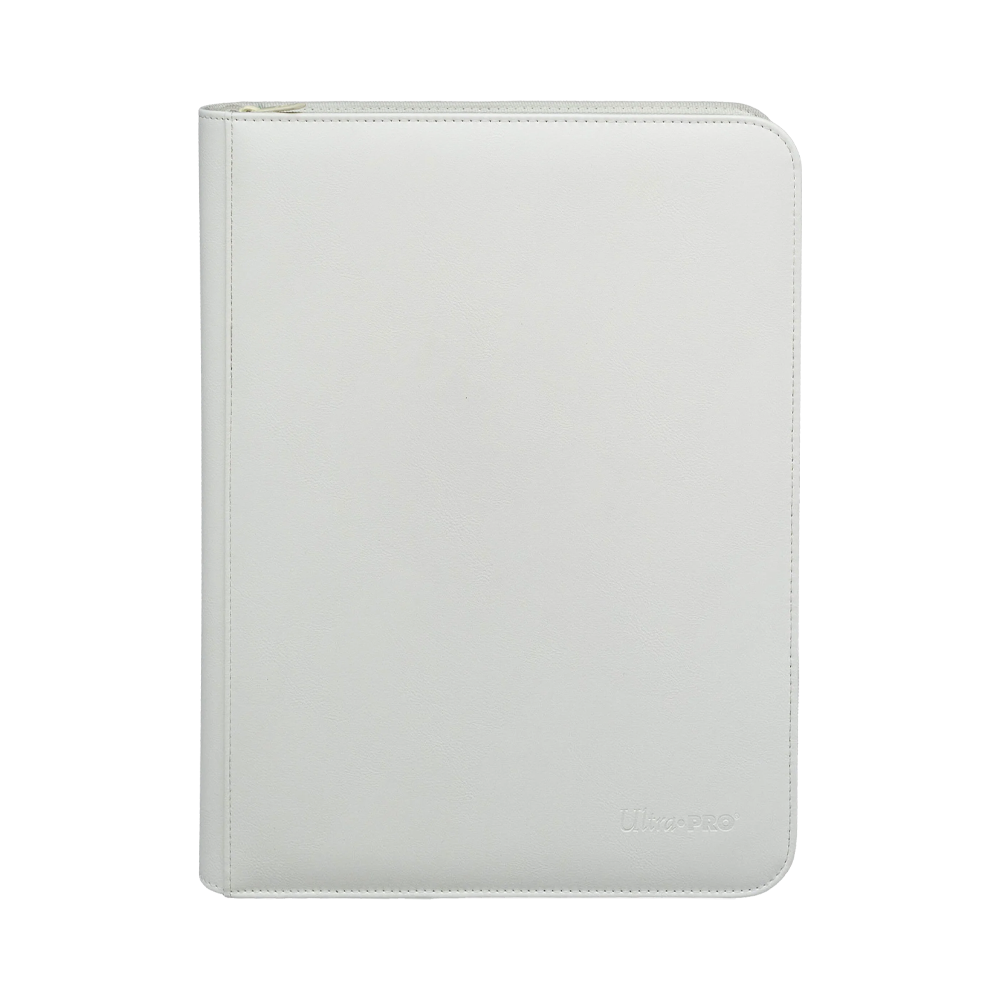 Ultra PRO: Vivid 9-Pocket Zippered PRO-Binder - White