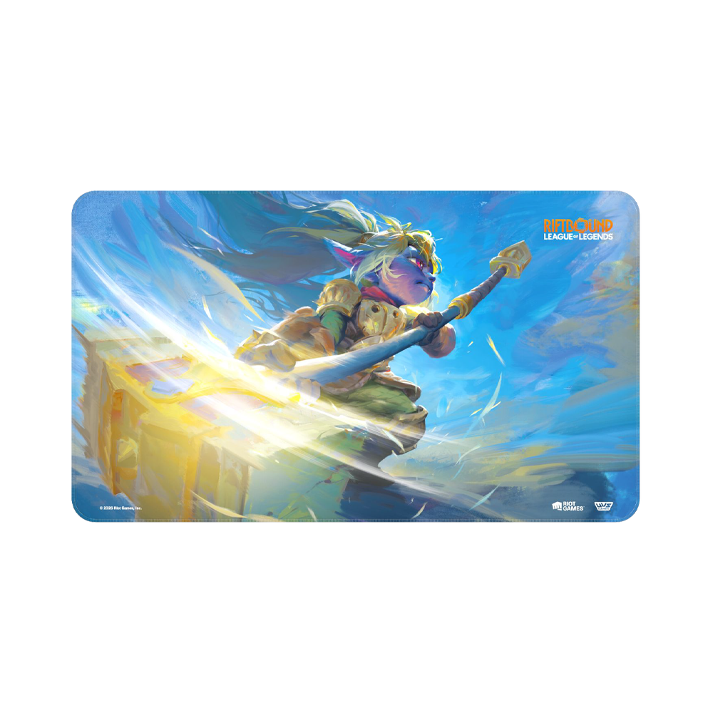 Riftbound: League of Legends – Unleashed Playmat "Poppy, Keeper of the Hammer"