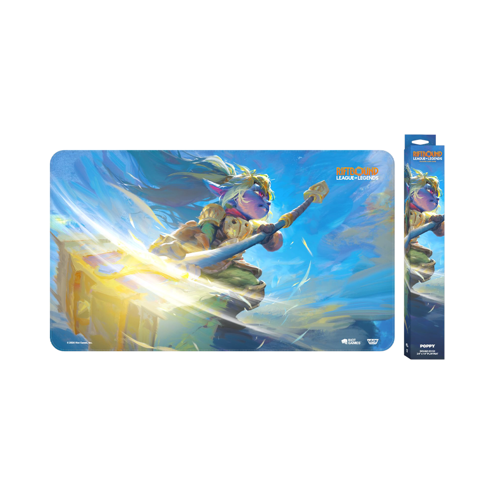 Riftbound: League of Legends – Unleashed Playmat "Poppy, Keeper of the Hammer"
