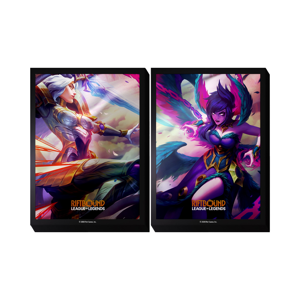 Riftbound: League of Legends – Vendetta  Card Sleeves "Kayle vs Morgana" (100)