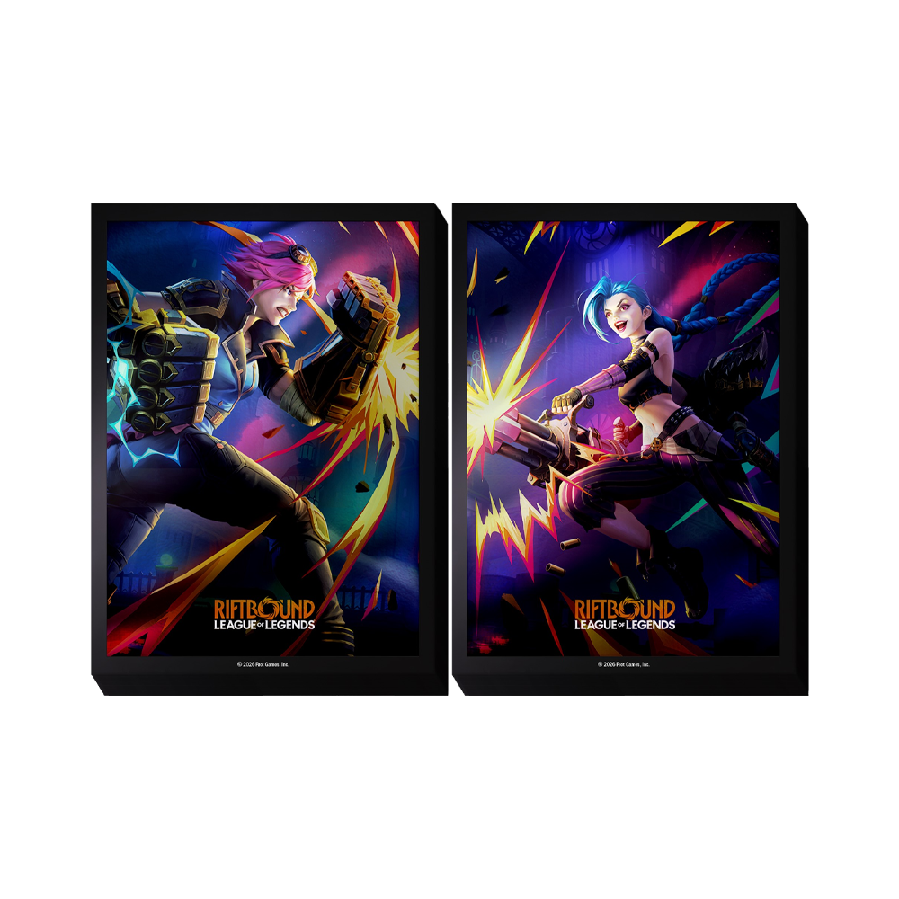 Riftbound: League of Legends – Vendetta Card Sleeves "Vi vs Jinx" (100)