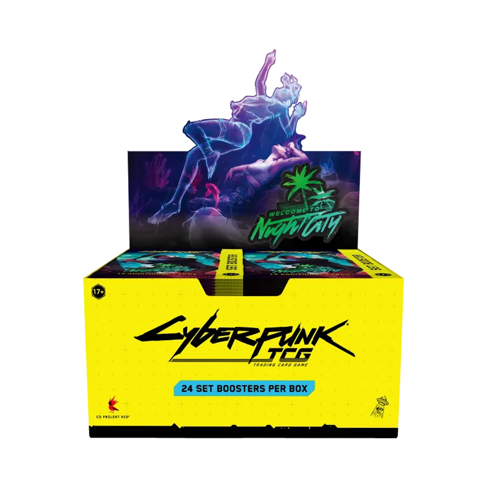 Cyberpunk TCG: Welcome To Night City Booster Display