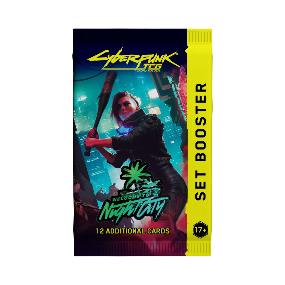Cyberpunk TCG: Welcome To Night City Booster Display