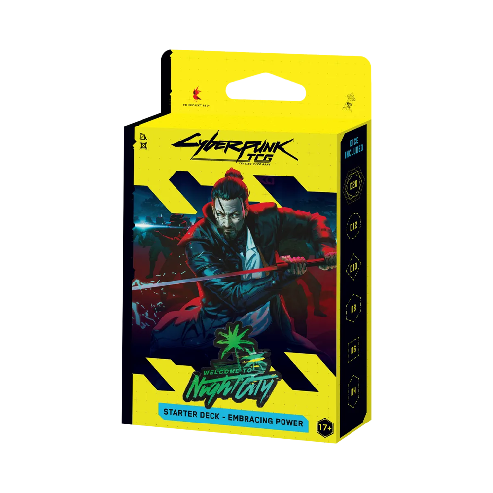 Cyberpunk TCG: Welcome To Night City Starter Deck Embracing Power